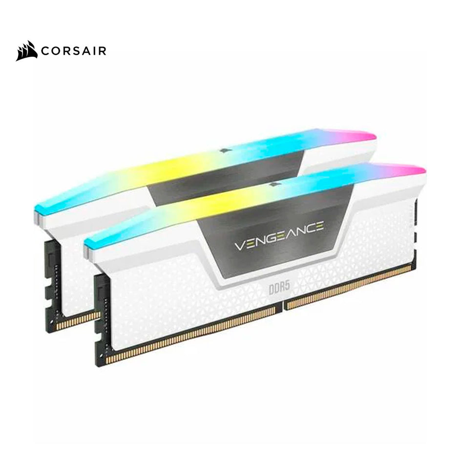 Módulo RAM Corsair Vengeance RGB 32GB (2 x 16GB) RGB - DDR5-6000/PC5-48000 DDR5 SDRAM CL36 1.40V