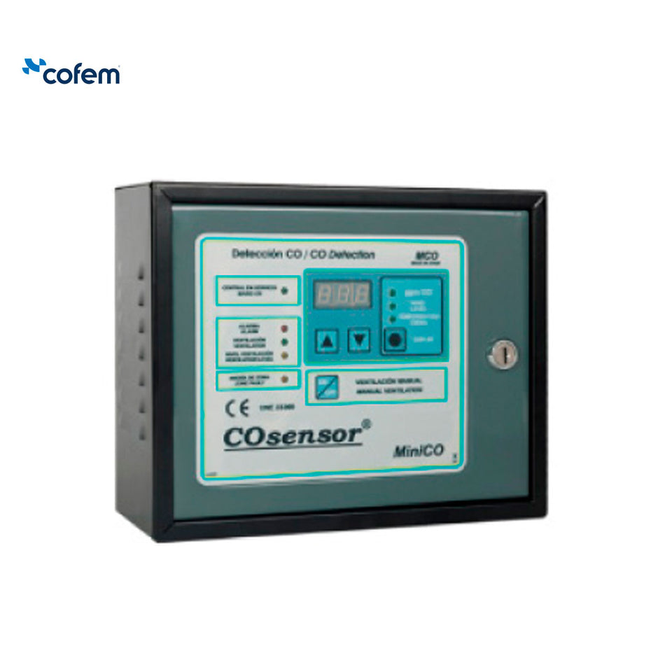 COFEM CO-MCO110 CENTRAL DETEC MONOXIDO (HASTA 10 SENSORES CO NO2)