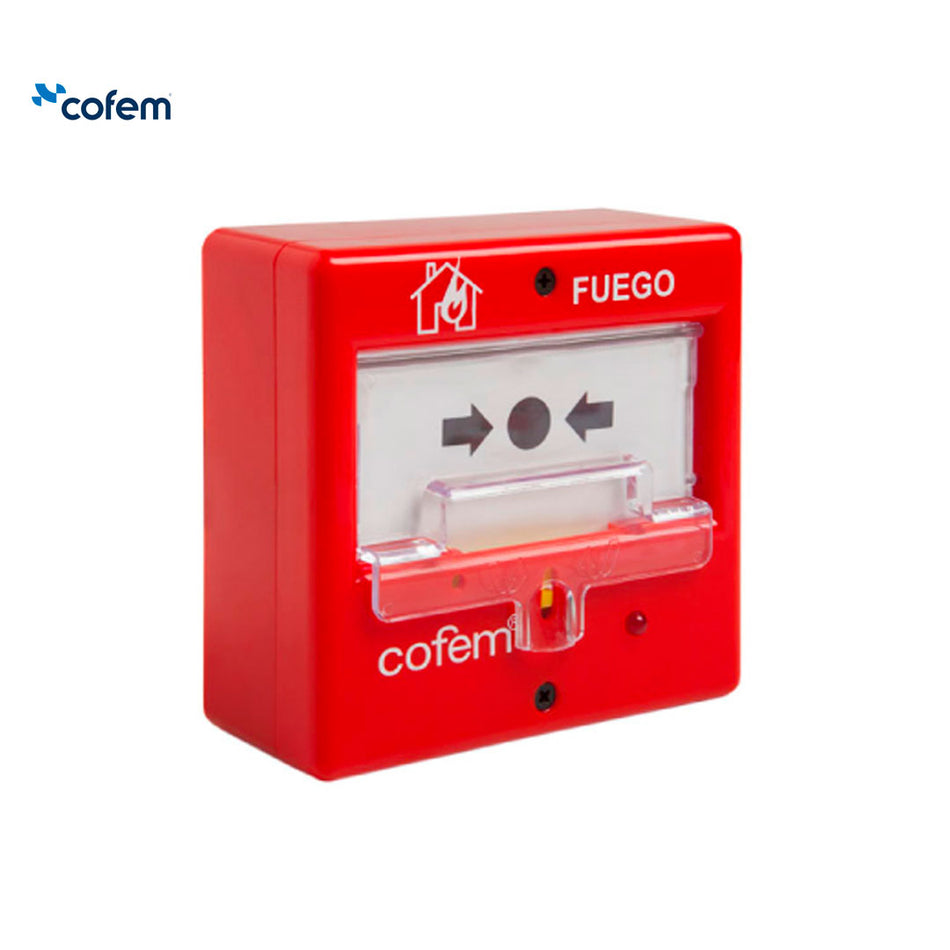 COFEM O-PUCAR PULSADOR DE ALARMA REARMABLE CONVENCIONAL