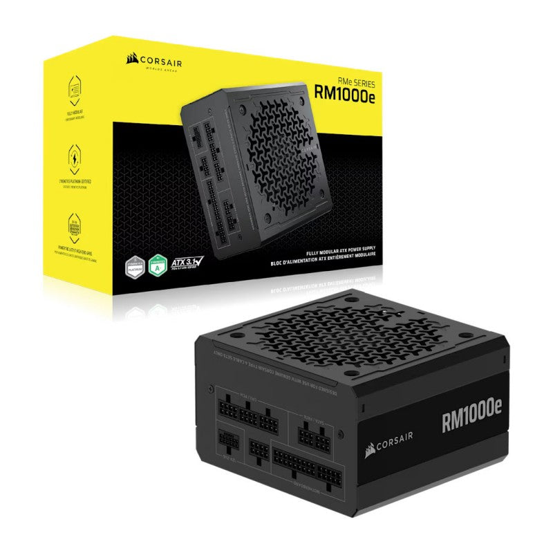 Fuente de Alimentación Corsair RM1000e CP-9020297-NA, 1000W, ATX, 80 Plus Platinium, 100V~240V