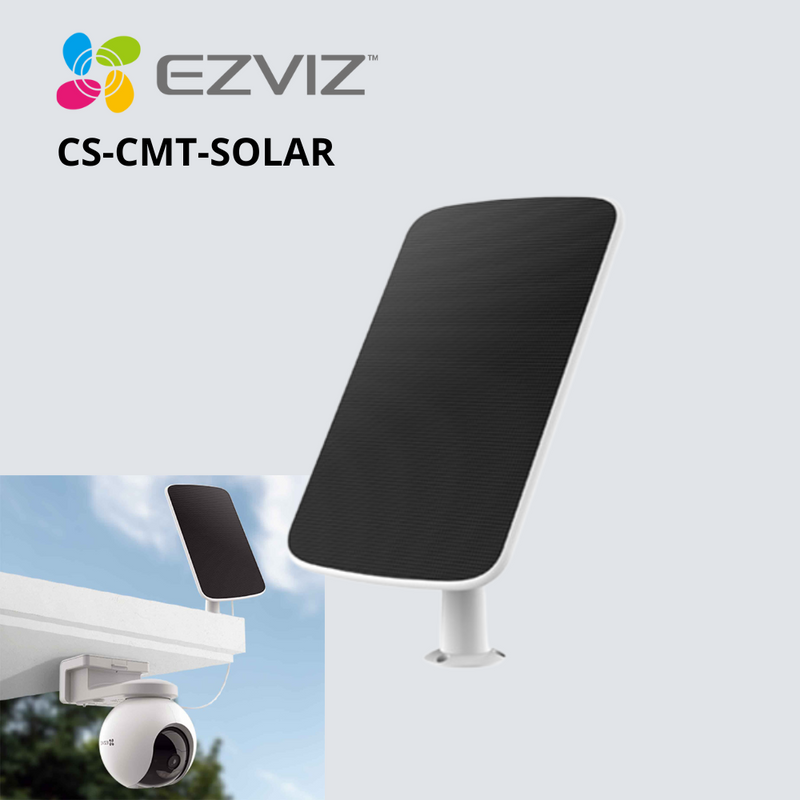 Panel solar de carga EZVIZ CS-CMT-SOLAR diseñado para camaras con bateria de EZVIZ BC1C 6V