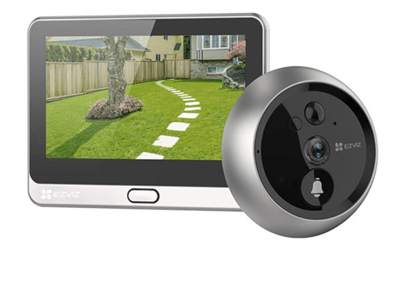 Timbre inteligente smart Wifi inalambrico EZVIZ DP2C video portero full hd 2mp 1080 - CS-DP2C-E0-6E2WPFBS
