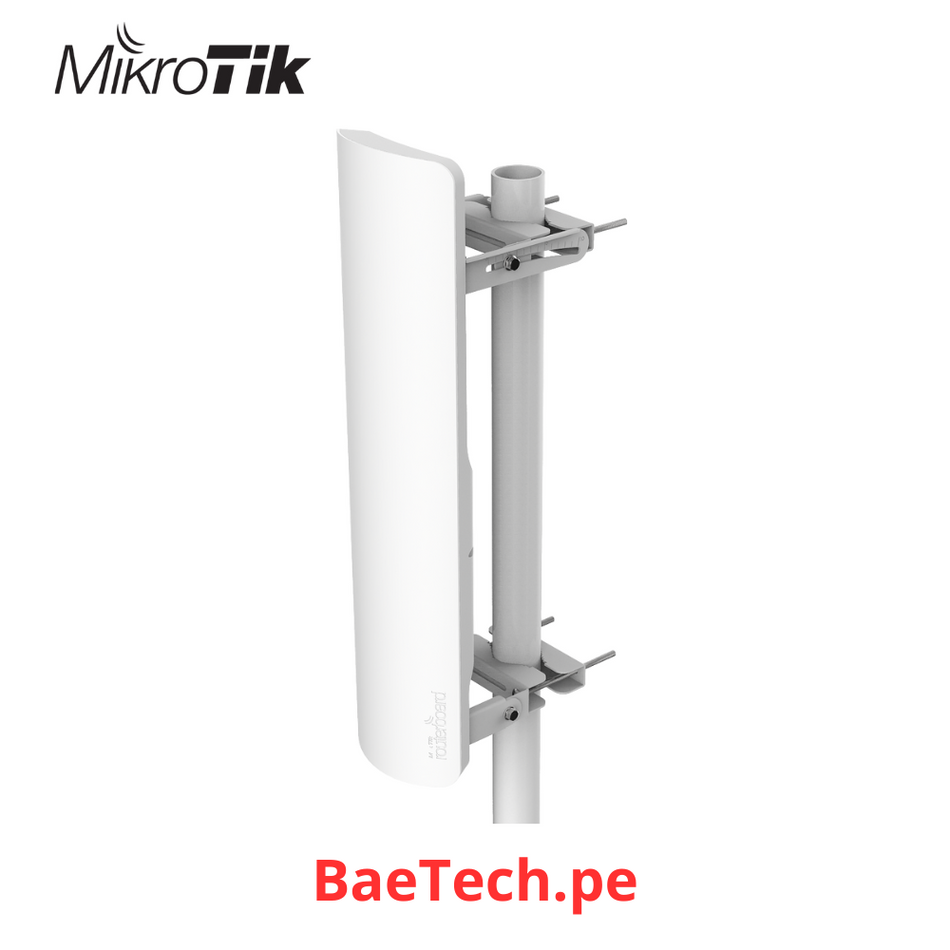 MIKROTIK MTAS-5G-19D120 - (MANT 19S) ANTENA SECTORIAL DE 19 DBI CON ANGULO DE APERTURA DE 120°, RANGO DE FRECUENCIA DE 5.17 - 5.825 GHZ.