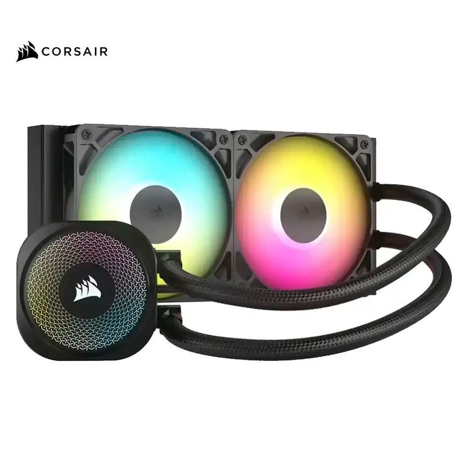 Sistema De Enfriamiento Liquido Corsair Nautilus Argb (cw-9060092-ww) 2 Ventiladores, 240mm, Led Argb