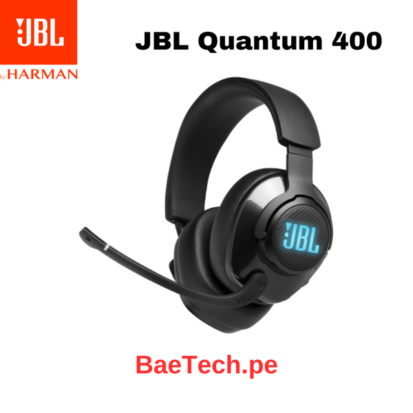 JBL JBLQUANTUM400BLKAM - QUANTUM 400 AURICULARES INTEGRALES USB PARA GAMING EN PC CON DIAL JUEGO-CHAT -  JBLQUANTUM400BLKAM