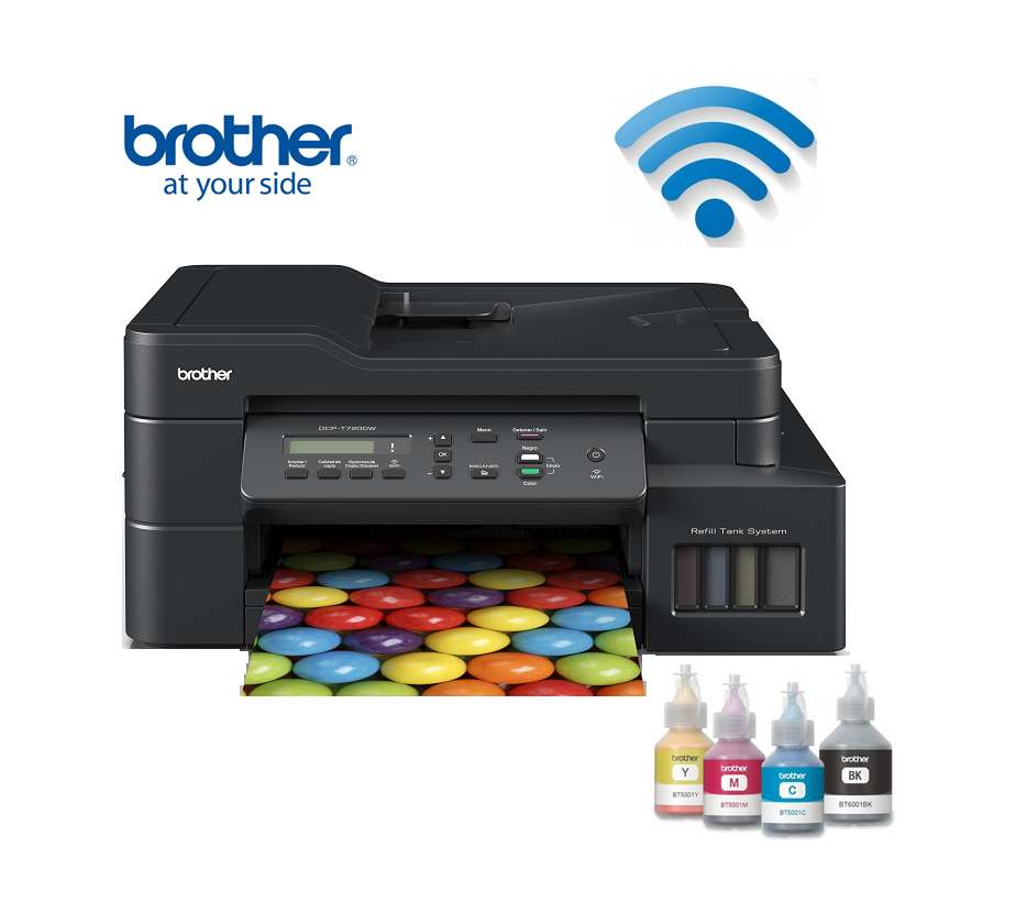 Impresora Brother DCP T720DW Multifuncional Wifi, Duplex, ADF