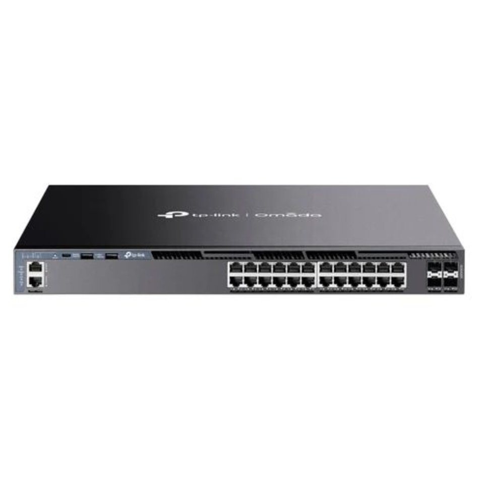 TP-LINK SG6428X SWITCH ADMINISTRABLE CAPA 3 ADM 24 PUERTOS GB CON SLOT 10G X 4