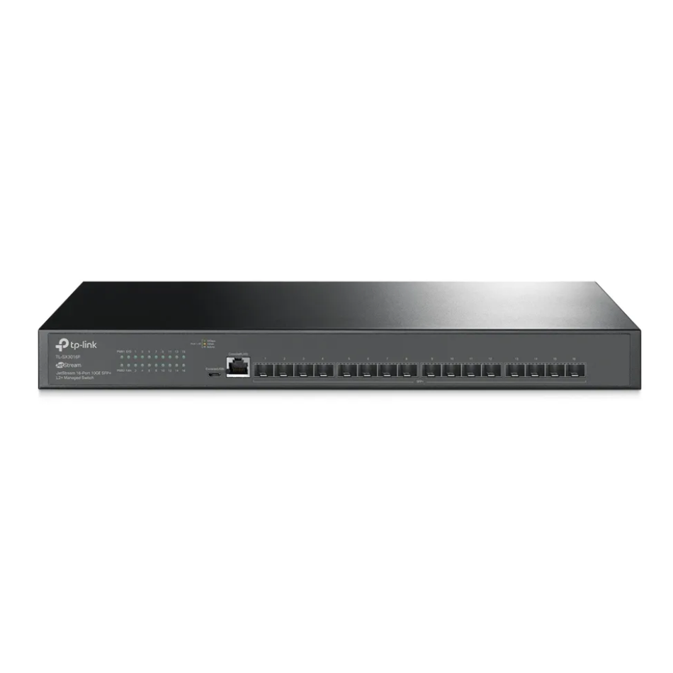 TP-LINK SX3016F SWITCH ADMINISTRABLE 16 PUERTOS 10GE SFP+ L2+- NUEVO