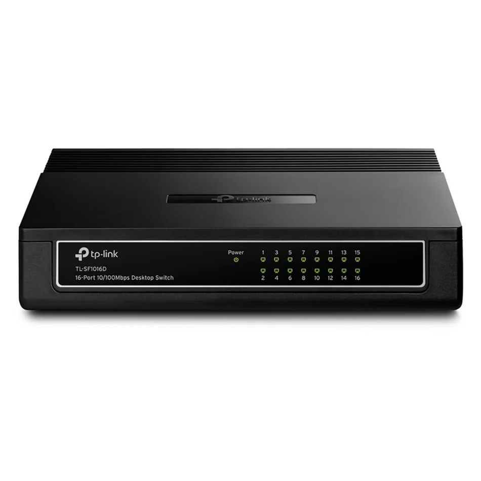 TP-LINK SF1016D Switch de 16 puertos 10/100Mbps plastico de escritorio auto MDI/MDIX