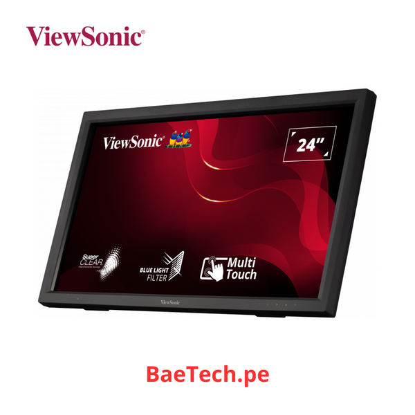 Monitor ViewSonic TD2423D 24″ Multi-Touch FHD 7ms /DP/VGA/HDMI