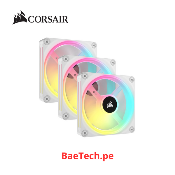 Cooler Corsair iCUE QX120 Airflow RGB White (CO-9051006-WW)