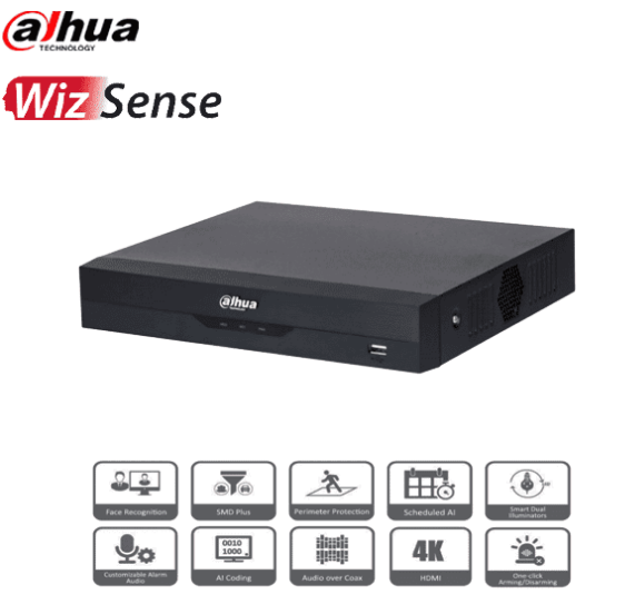 Dahua XVR5432L-I3 - Grabador XVR 32 canales. Pentahíbrido. 1080P FHD. 4 HDD-10TB/IA