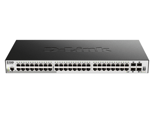 Switch administrable de 48 puertos D-LINK DGS-1510-52X conmutador gestionable 10/100/1000 BASE-T + 4 puertos 10gb SFP+ capa 2 y 3 4 PUERTOS