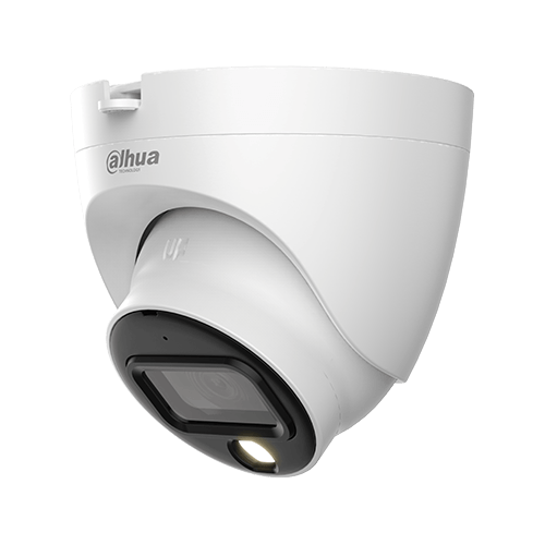 Camara de vigilancia 5MP DAHUA HAC-HDW1509TLQ-A-LED-S2 domo HDCV FULL HD 2K microfono incorporado FULL COLOR LED 20mts