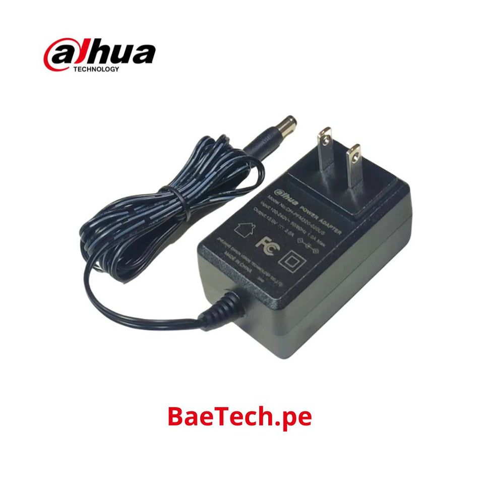 fuente de poder 12 V 2A Dahua DH-PFM320-020US