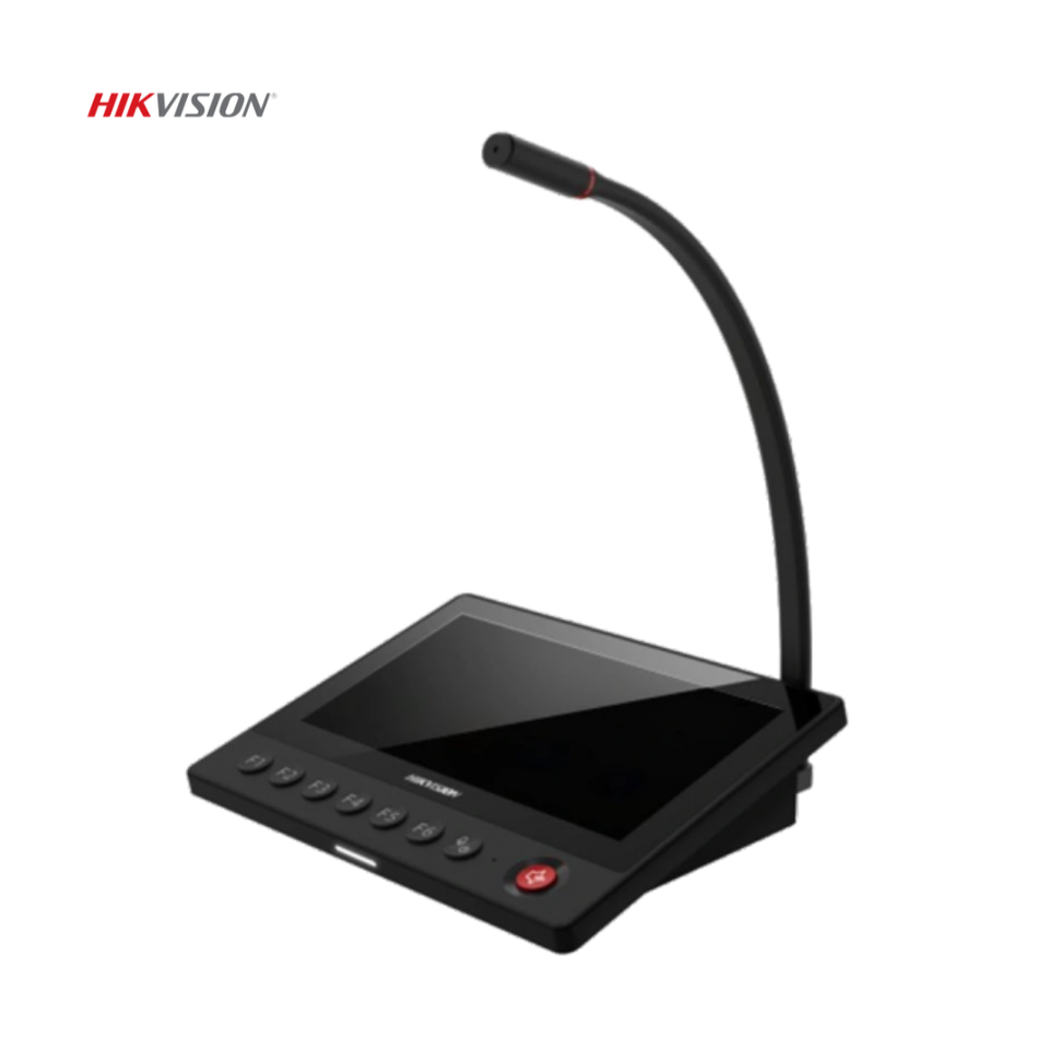 HIKVISION DS-QAZ1MP7G1 MICROFONO IP CON BASE Y PANTALLA TACTIL 7 PULGADAS