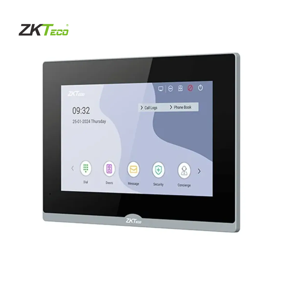 ZKTECO VT07-B26L-W MONITOR WIFI DE VIDEO PORTERO 7" COMPATIBLE CON VEX-B25L- VE01-B24L-W