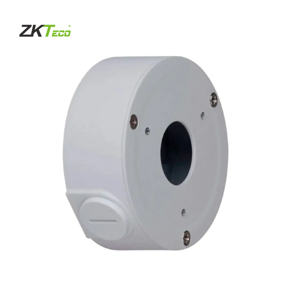 ZKTECO ZK-WD-001 – CAJA DE PASO CIRCULAR DE PVC PARA CÁMARAS DOMO Y BULLET