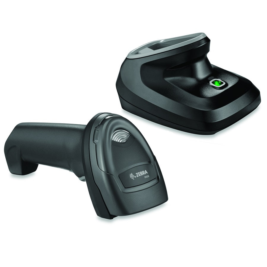 Lector de código de barra DS2278, ZEBRA, inalámbrico, banco cargador USB, 1D/QR