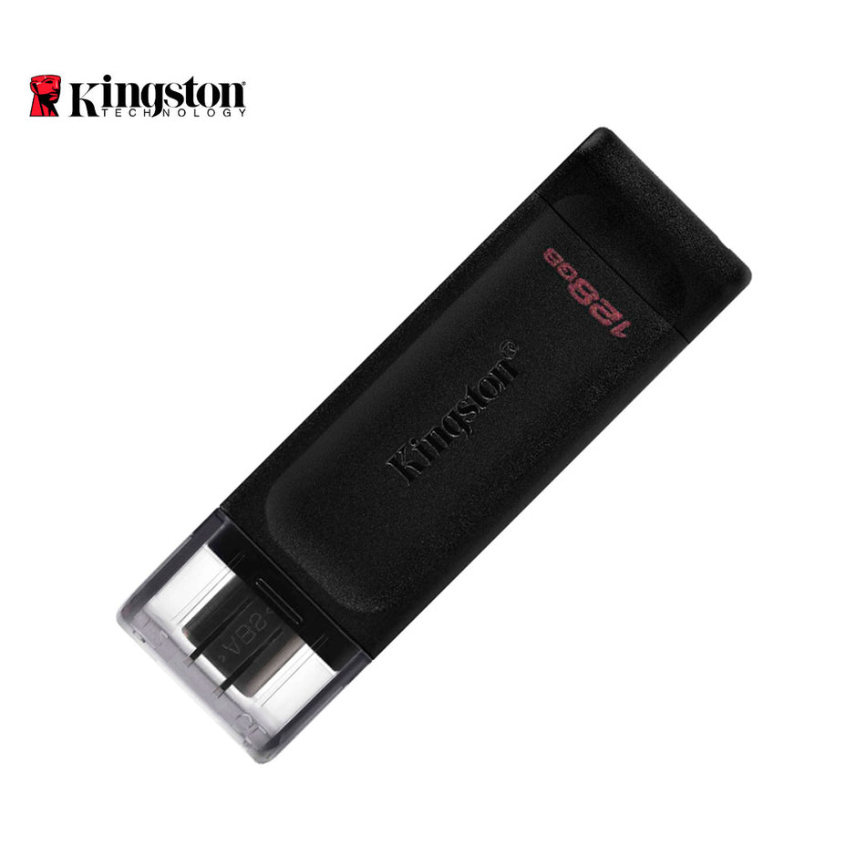 Memoria USB Kingston DT70 128GB DataTraveler 70, USB-C 3.2 Gen1 presentación en colgador