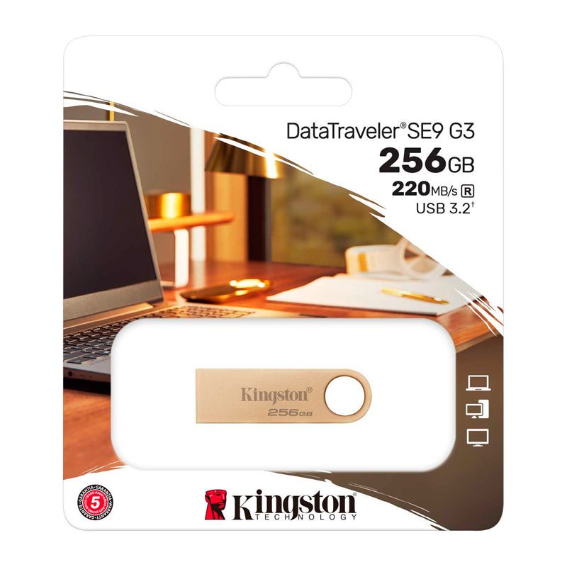 Memoria USB Kingston DTSE9G 256GB DataTraveler SE9 G3, USB 3.2 Gen 1 (Tipo-A)