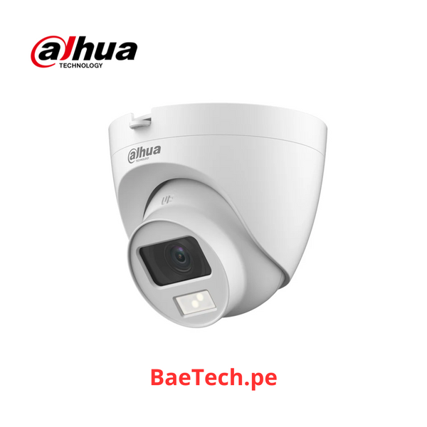 DAHUA Cámara de Seguridad HDCVI Full HD 2MP 2.8mm IR/LED 20m IP67 Micrófono SUPER ADAPT - HAC-HDW1200CLQ-IL-A