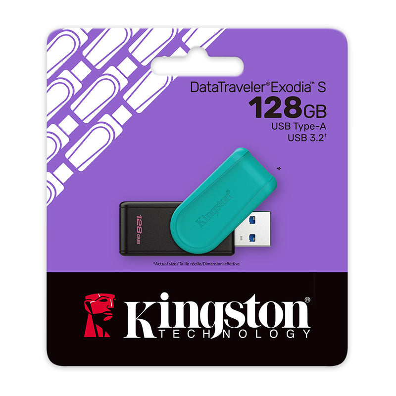 KINGSTON DTXS/128GB Memoria Flash USB DataTraveler Exodia S 128GB