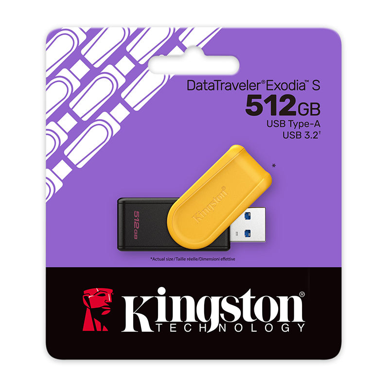 KINGSTON DTXS 512GB Memoria Flash USB DataTraveler Exodia S