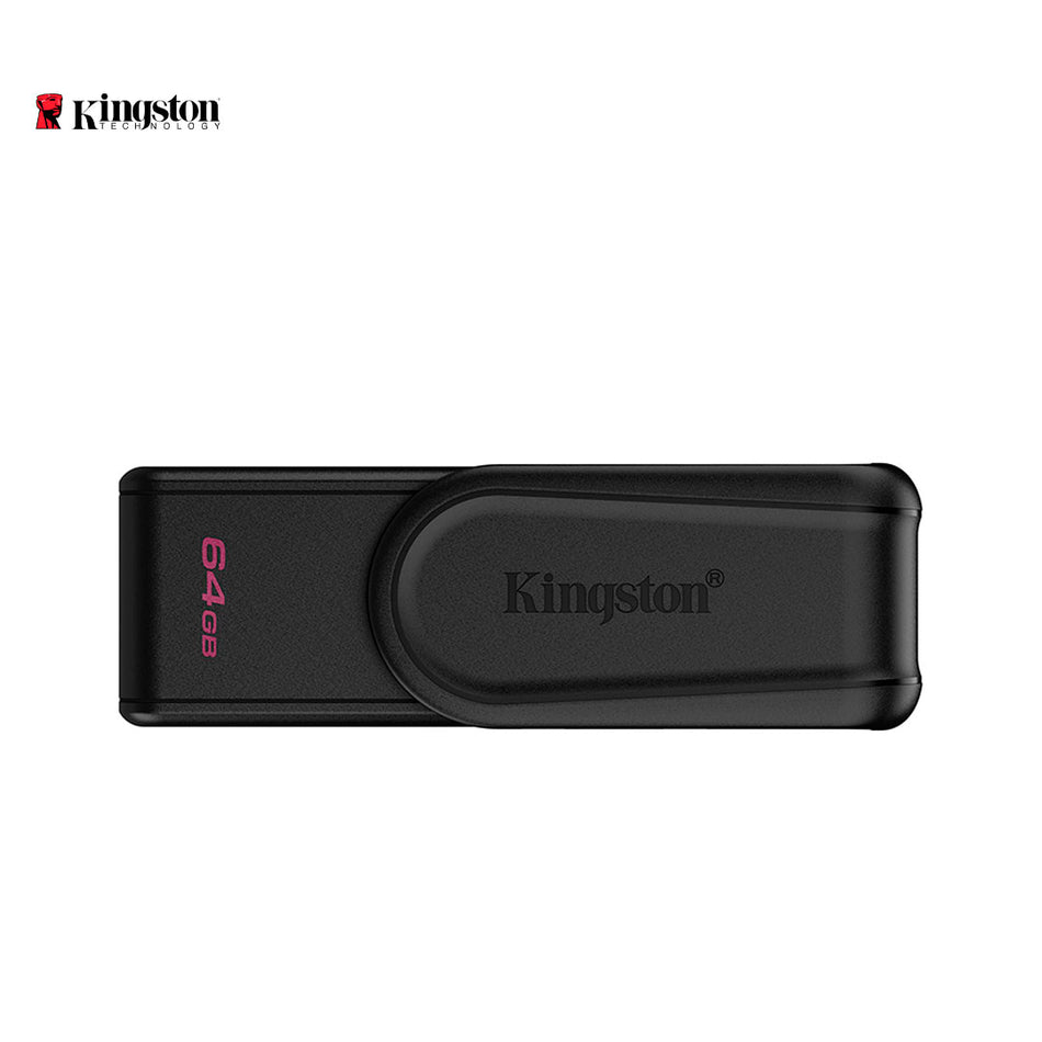 Memoria Flash USB Kingston DataTraveler Exodia S, 64GB, interfaz: USB 3.2 Gen 1, Negro