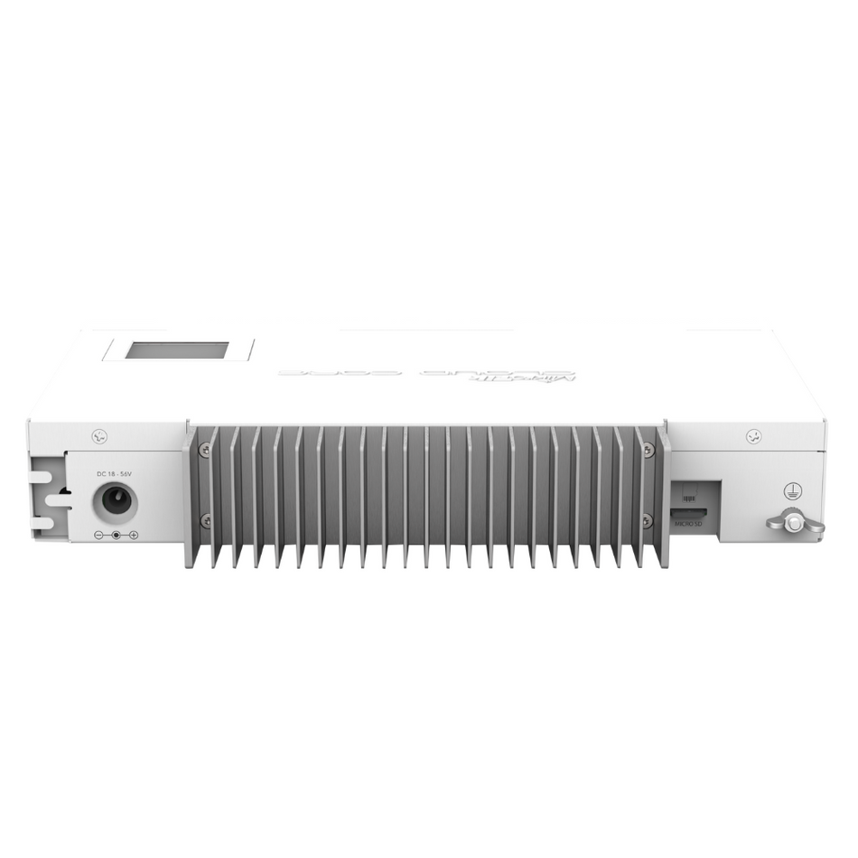 MIKROTIK CCR1009-7G-1C-1S+PC - CLOUD CORE ROUTER, CPU 9 NÚCLEOS,7 P GIGABIT, 1 COMBO TP/SFP, 1P SFP+, 2 GB MEMORIA Y ENFRIAMIENTO PASIVO