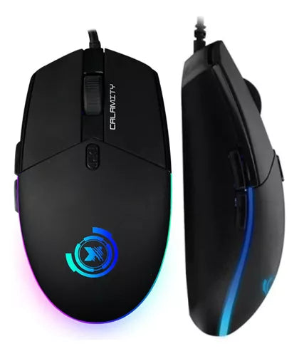 MOUSE XBLADE GAMING ELITE CALAMITY 6400 DPI RGB PROGRAMABLE NEGRO (GXB-MG590)