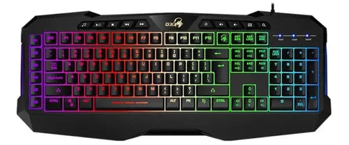 TECLADO GENIUS GX SCORPION K11 PRO GAMING RGB LED USB NEGRO