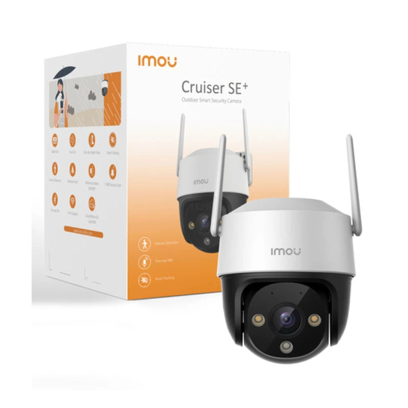 Camara de vigilancia wifi inalambrica CRUISER SE IMOU IPC-S21F Full hd 2MP full color IR 30mts gira 360° para exterior microfono incorporado
