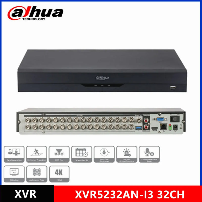 XVR5232AN-I3 | Grabador de video digital Pentahíbido 5M-N/1080P | WizSense de 32 canales