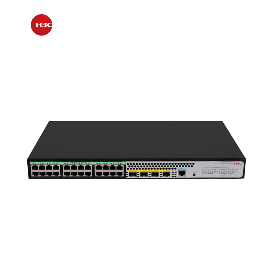 H3C LS-1850V2-28X-HPWR-GL SWITCH ETHERNET L2 H3C S1850V2-28X-HPWR CON 24 PUERTOS POE+ RJ45 10/100/1000BASE-T (CA 370 W) Y 4 PUERTOS SFP PLUS 1G/10G BASE-X (CA)