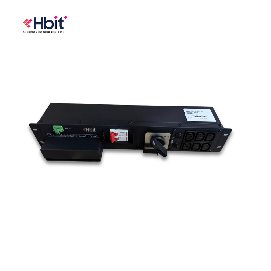 HBIT PHSR-BP063 BYPASS Y PDU PARA UPS MONOFÁSICO 220V, 6~10KVA - 6 TOMAS DE SALIDA
