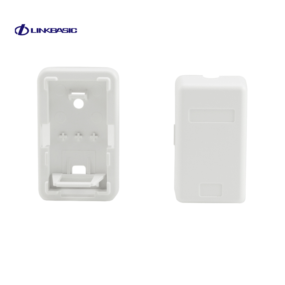 LINKBASIC OUZ21 ROSETA PARA 1 PUERTO. COLOR BLANCO