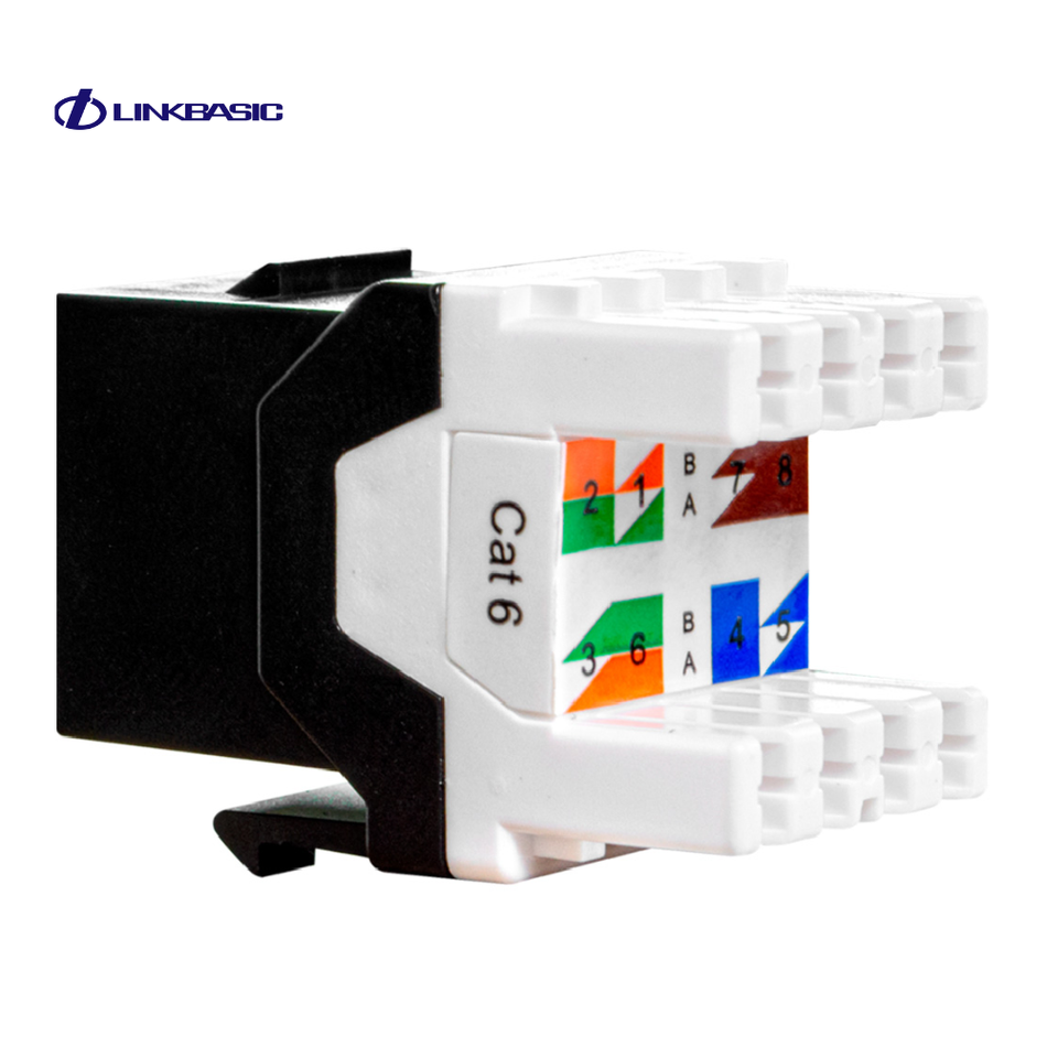 LINKBASIC JKA09-UC6-BL JACK UTP RJ-45 CAT6 NEGRO