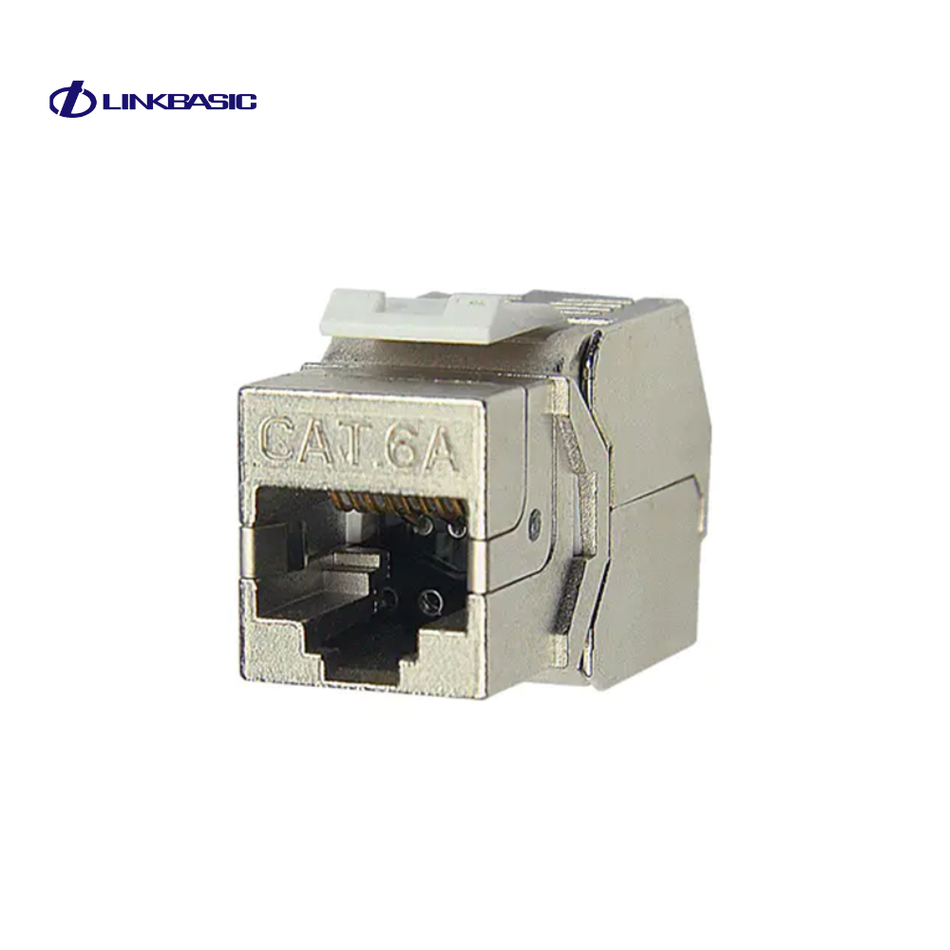 LINKBASIC JKS09-SC6A JACK RJ-45 CAT6A APANTALLADO TOOLES TIPO KEYSTONE