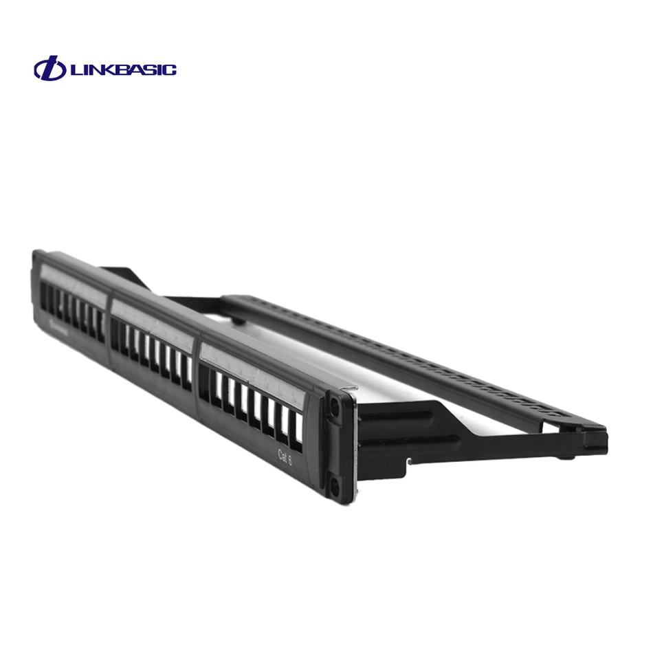 LINKBASIC PNA24-UC6 PATCH PANEL 24 PUERTOS MODULAR (JACKS CAT6 INCLUIDOS)