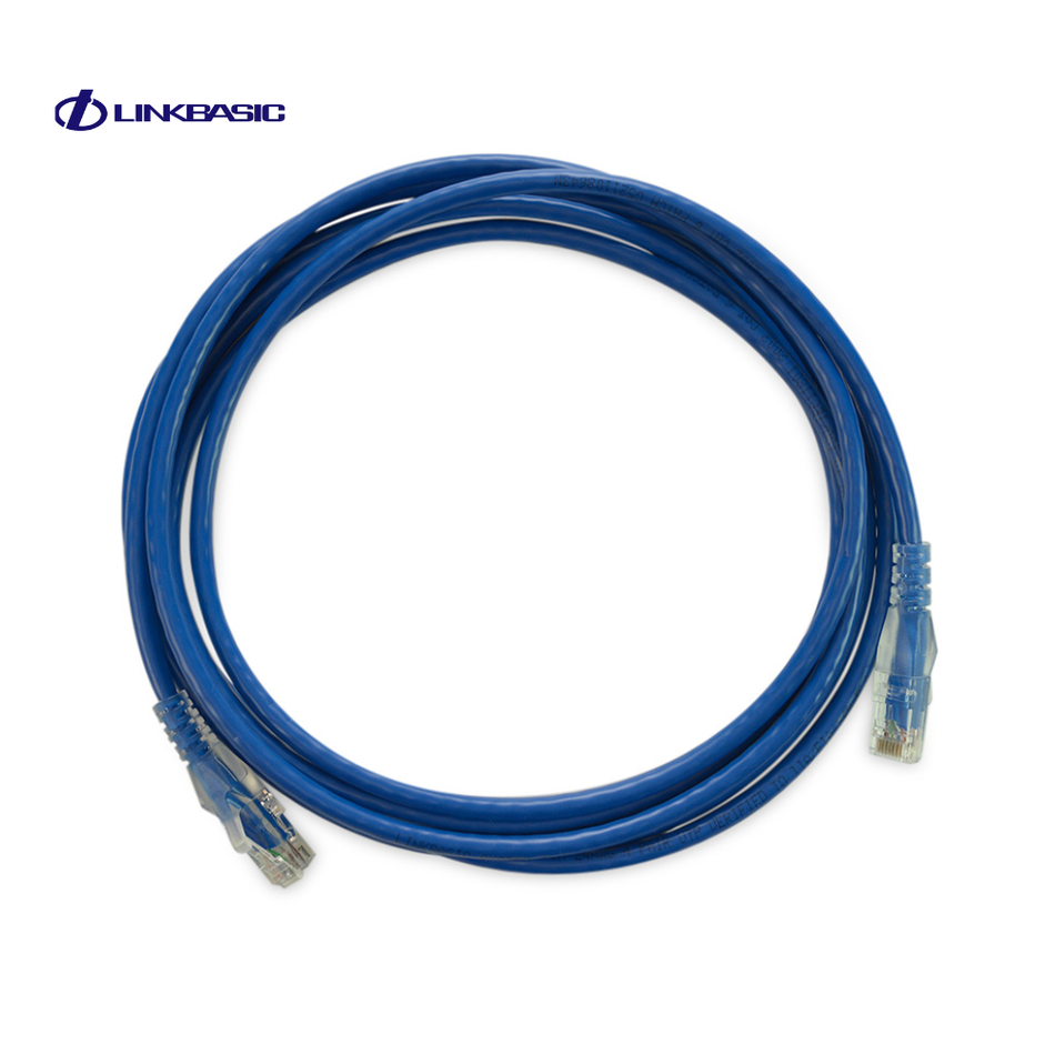 LINKBASIC CAA01-UC6-3-B PATCH CORD UTP MULTFILAR RJ-45 CAT6 3MT AZUL