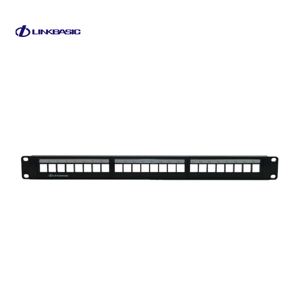 LINKBASIC PNA24-KJ PATCH PANEL 24 PUERTOS MODULAR (JACKS NO INCLUIDOS)