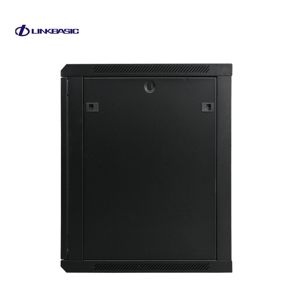 LINKBASIC WCB15-66-BAA GABINETE DE PARED 15-RU 769 X 600 X 600MM (PUERTA C/VIDRIO DE SEGURIDAD Y PANELES LATERALES DESMONTABLES)