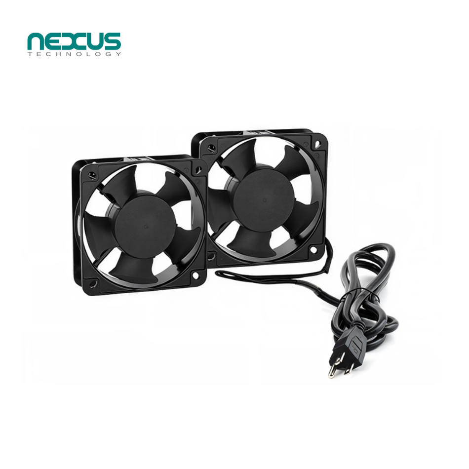 NEXUS K2V220V-GEN KIT DE 2 VENTILADORES GENÉRICOS PARA GABINETES QUEST/TUNDRA 220V