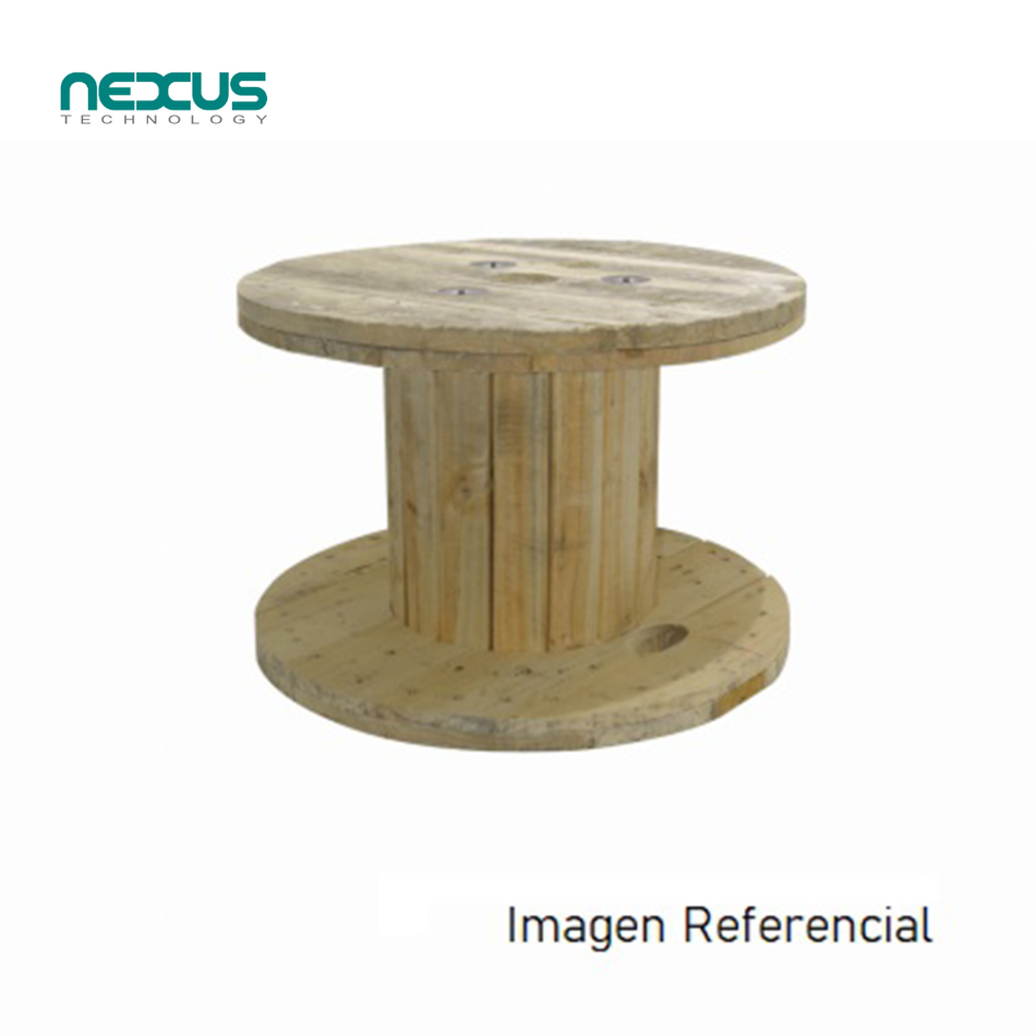 NEXUS CARRETEGR CARRETE DE MADERA PARA CABLES DE FIBRA O COBRE