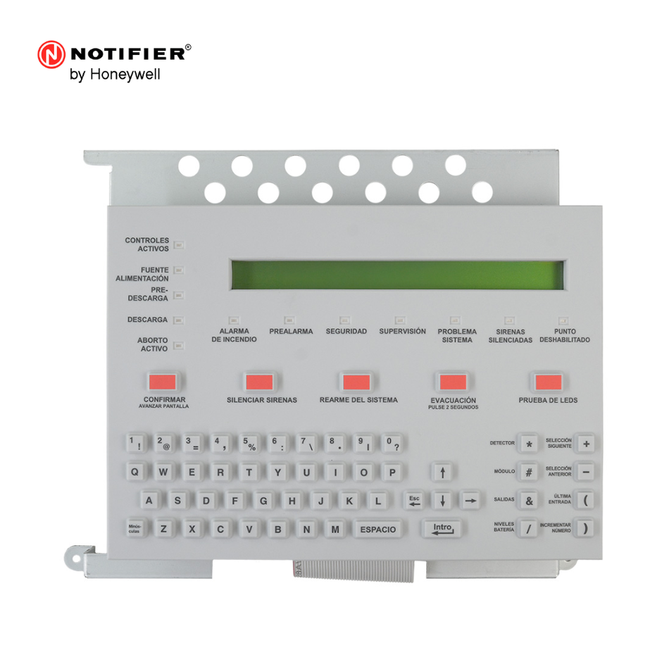 HONEYWELL NOTIFIER KDM-R2-SP MODULO DISPLAY DE 80 CARACTERES CON TECLADO QWERTY