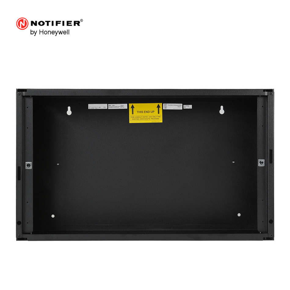 HONEYWELL NOTIFIER SBB-AA4 CAJA POSTERIOR TAMAÑO AA, NEGRO. PARA AMPLIFICADORES