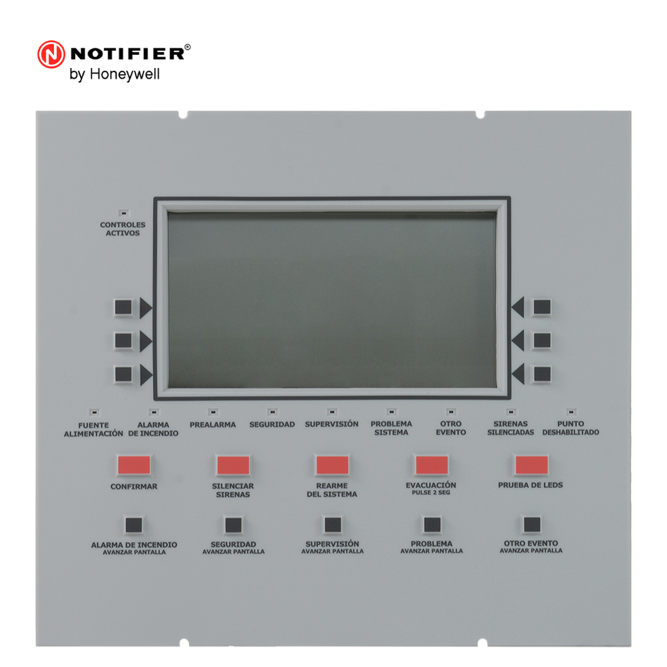 HONEYWELL NOTIFIER LCD-160-SP ANUNCIADOR REMOTO DE 160 CARACTERES EN ESPAÑOL PARA USO CON PANEL NFS2-3030 Y NCA-2