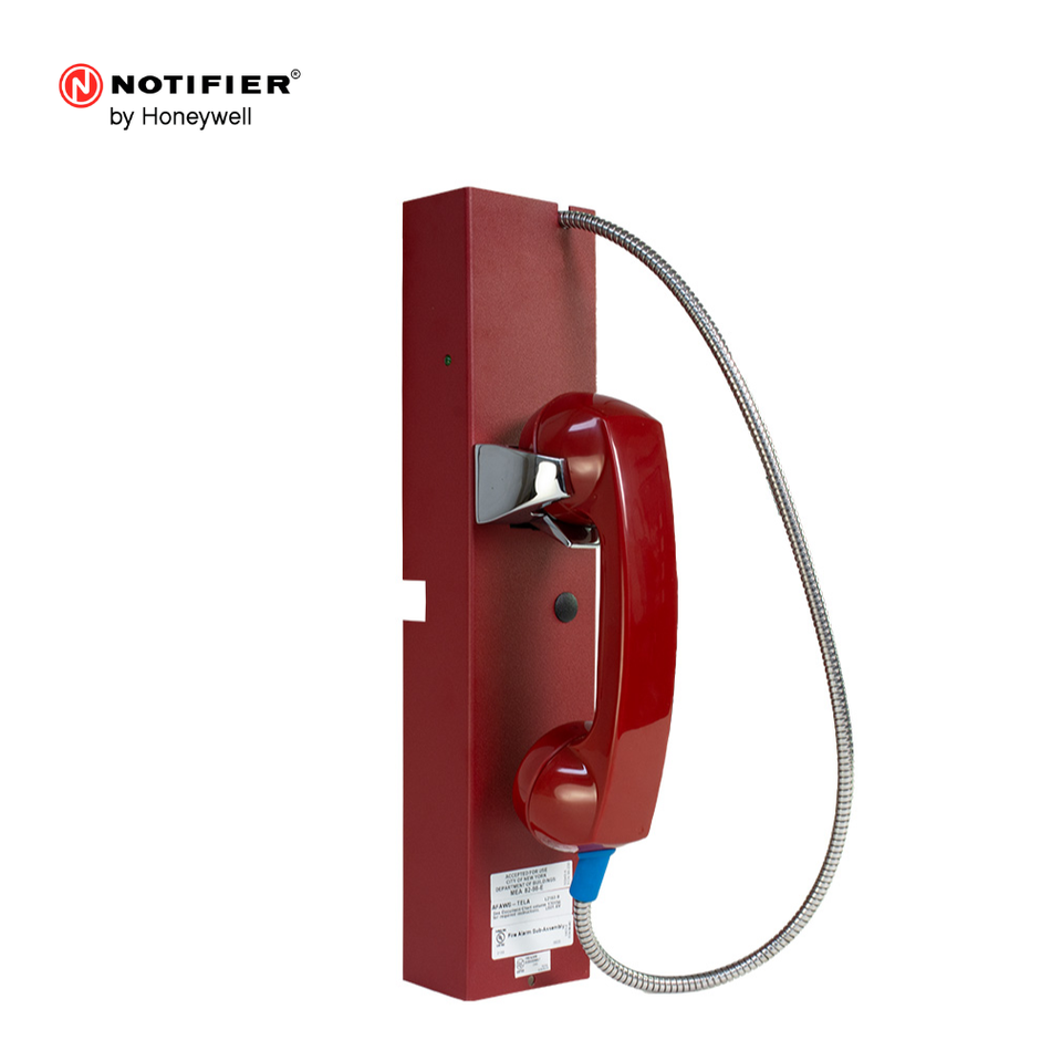 HONEYWELL NOTIFIER AFAWS-TELA CHASIS TELEFONICO CON CABLE DE BOBINA BLINDADO PARA ESTACION FIJA DE TELEFONO DE BOMBEROS