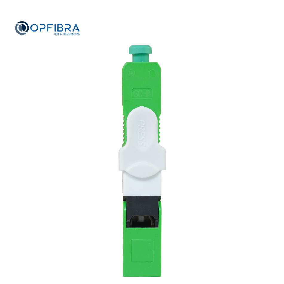 OPFIBRA OPF-FCSC-SM-AC CONECTOR MECÁNICO MONOMODO SC/APC, TIPO CLIP